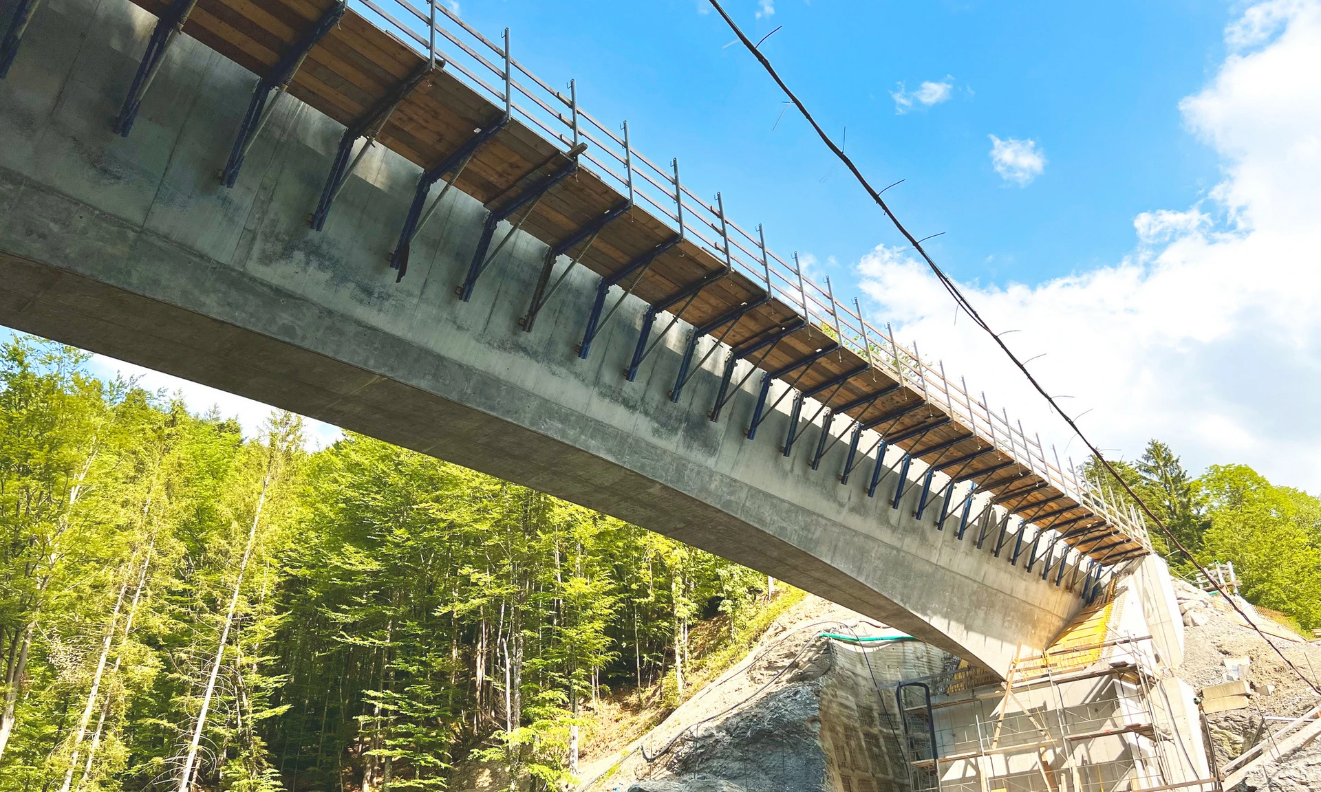 Rappenlochbrücke von unten